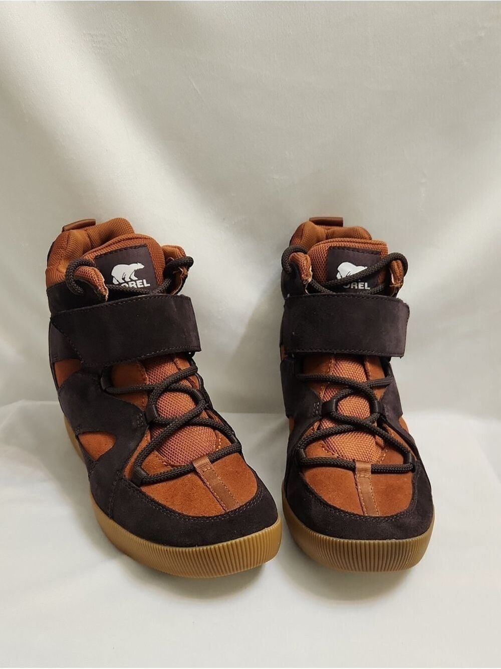 Sorel Out 'N About Sport Wedge Mesh Suede Boots Sneaker (Size 10)